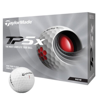 TaylorMade 2023 TP5x Golf Balls White