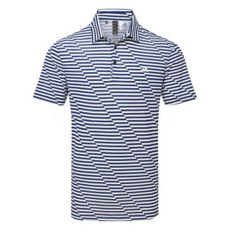 adidas Ultimate365 Mesh Print Golf Polo Shirt Collegiate Navy/White IU4393
