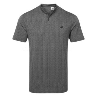 adidas Ultimate365 Printed Golf Polo Shirt Grey Six/Black IU4404