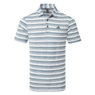 adidas Two Colour Stripe Golf Polo Shirt Collegiate Navy/White HS7579