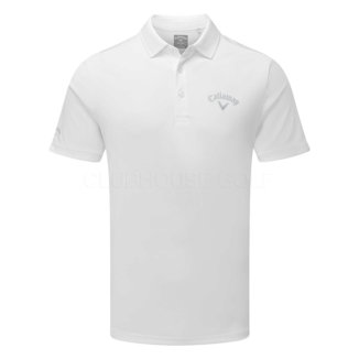 Callaway Tournament Golf Polo Shirt Bright White CGKF80C1-100