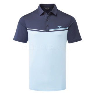 Mizuno Elite Bloc Golf Polo Shirt Dream Blue 52GAA006-26