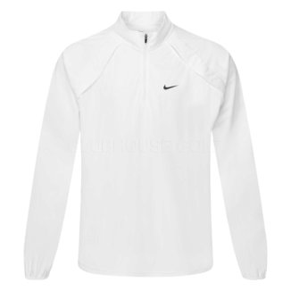 Nike Repel Tour 1/2 Zip Golf Wind Jacket White/Black DR5293-100