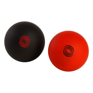 Odyssey Weighted Putt Practice Balls Black/Red (2 Pack)