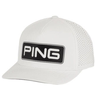 Ping Tour Vented Delta Golf Cap White 35566-89-WHT