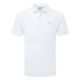 Ping Gold Putter Golf Polo Shirt White P03660-002