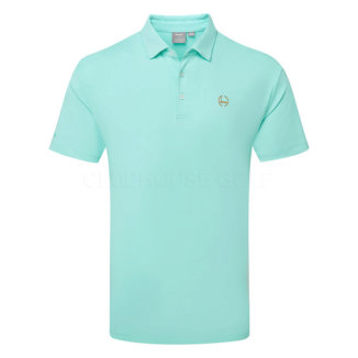 Ping Gold Putter Golf Polo Shirt Aruba Blue P03660-AUB