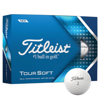 Titleist Tour Soft Personalised Text Golf Balls White
