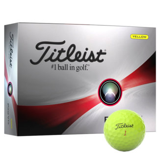 Titleist Pro V1x Personalised Text Golf Balls Yellow