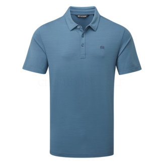 TravisMathew The Heater Golf Polo Shirt Stellar Blue 1MW395-4SBU