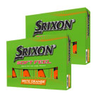 Srixon Soft Feel Brite Golf Balls Matte Orange Multi Buy